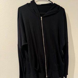 Black Zip up sweater